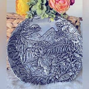 The Arthur And Elena Court Nature Watch Conservancy Engraved Silver Plate